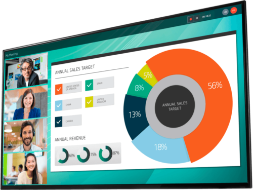 HP LD5512 4K UHD 55" Large Format Conferencing Display